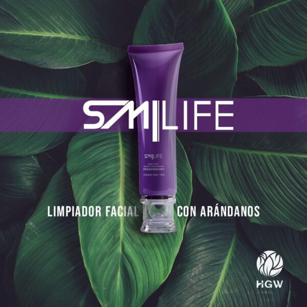SMILIFE Blueberry Facial Cleanser/ limpiador facial crema - Imagen 2