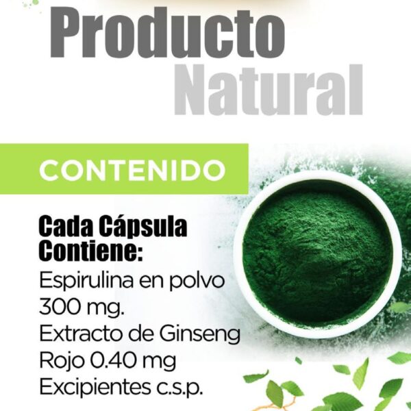 Spirulina Plus capsule - Imagen 2